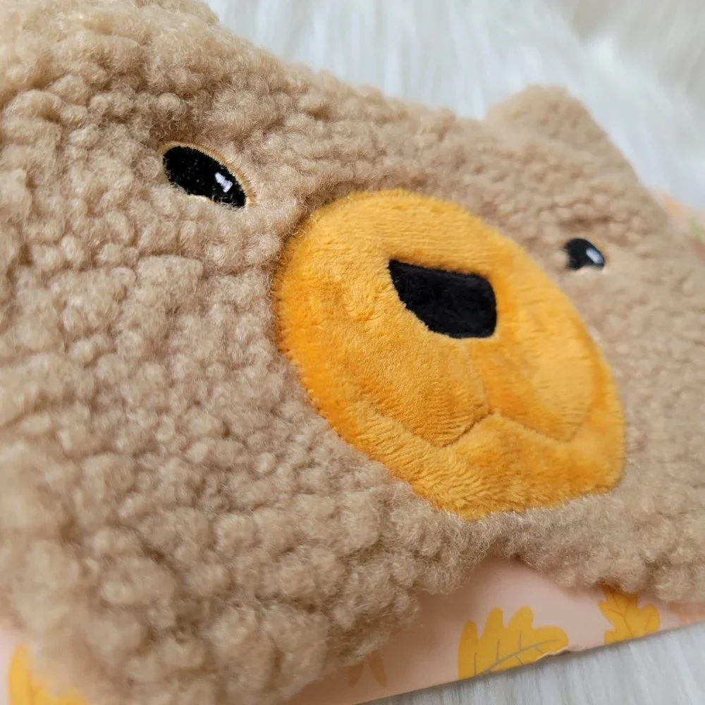 Fuzzy Bear Sleep Mask
